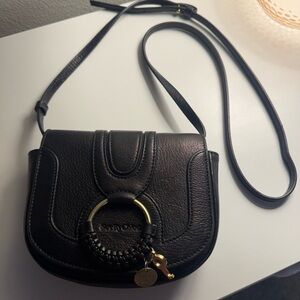 See By Chloe Black Leather Crossbody Bag